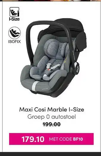 Baby & Tiener Maxi Cosi Marble I-Size Groep 0 Autostoel aanbieding