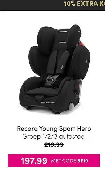 Baby & Tiener Recaro Young Sport Hero Groep 1-2-3 Autostoel aanbieding