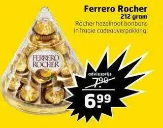 Trekpleister Ferrero Rocher 212 Gram aanbieding