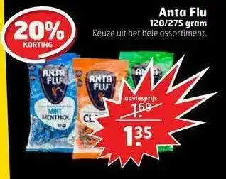 Trekpleister Anta Flu 20% Korting aanbieding