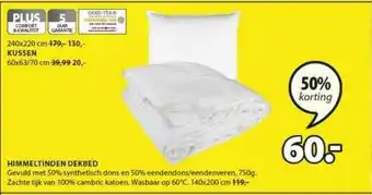 Jysk Himmeltinden Dekbed 50% Korting aanbieding