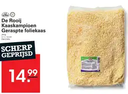 Sligro De Rooij Kaaskampioen Geraspte foliekaas aanbieding