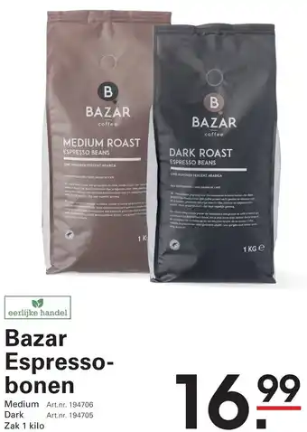 Sligro Bazar Espressobonen aanbieding