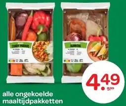 Spar Alle ongekoelde maaltijdpakketten aanbieding