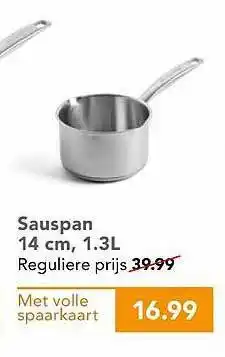 Coop Sauspan 14 Cm, 1.3L aanbieding