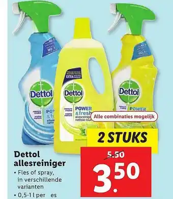 Lidl Dettol Allesreiniger aanbieding