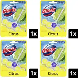 Albert Heijn Glorix Power Citroen Toiletblok 4-pack aanbieding