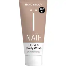 De Online Drogist Naif Hand & Body Wash aanbieding