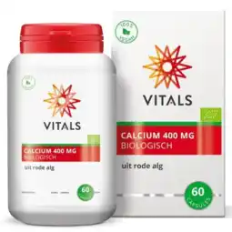 De Online Drogist Vitals Calcium 400 Biologisch Capsules aanbieding