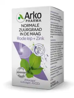 De Online Drogist Arkocaps Rode Iep & Zink Capsules aanbieding