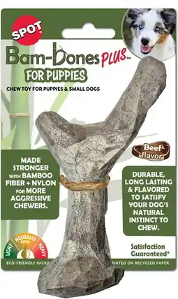 Intratuin Spot kauwspeelgoed Bones rund 8 x 15 x 5 cm aanbieding