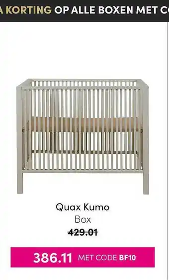 Baby & Tiener Quax Kumo Box aanbieding