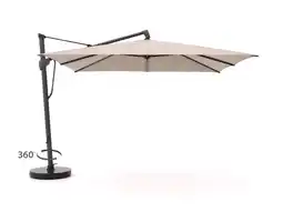 Kees Smit Glatz Sombrano S+ Easy zweefparasol 300x300cm aanbieding