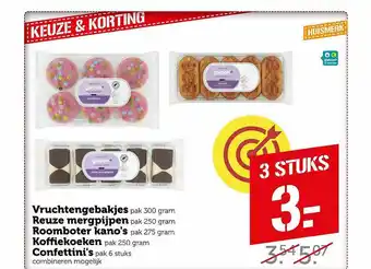 Coop Vruchtengebakjes, Reuze Mergpijpen, Roomboter Kano's, Koffiekoeken Of Confettini's aanbieding