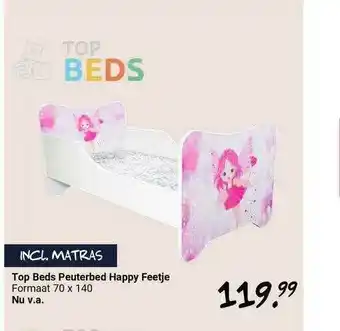 Van Asten BabySuperstore Top Beds Peuterbed Happy Feetje aanbieding