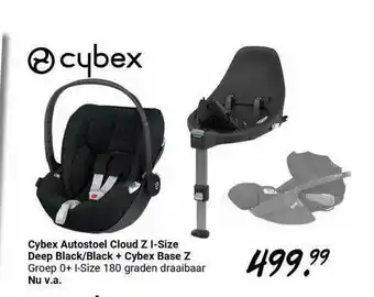 Van Asten BabySuperstore Cybex Autostoel Cloud Z I-Size Deep Black-Black + Cybex Base Z aanbieding