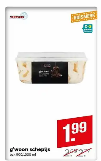 Coop G'woon Schepijs aanbieding