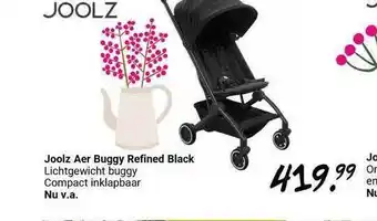 Van Asten BabySuperstore Joolz Aer Buggy Refined Black aanbieding