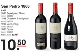 Sligro San Pedro 1865 aanbieding