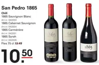 Sligro San Pedro 1865 aanbieding