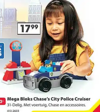 Top1Toys Mega Bloks Chase's City Police Cruiser aanbieding