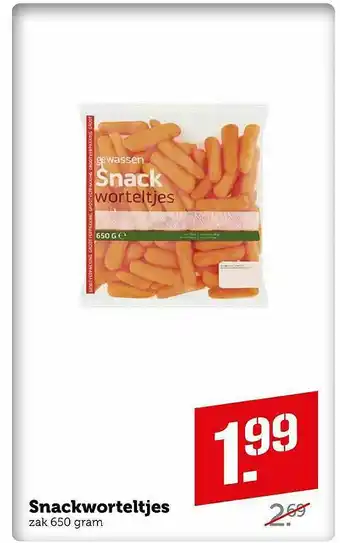 Coop Snackworteltjes aanbieding