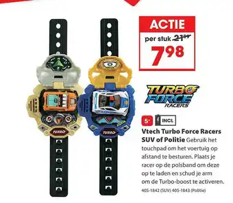 Top1Toys Vtech Turbo Force Racers SUV Of Politie aanbieding