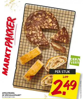 Dekamarkt Apfelstrudel Of Speculaastaart aanbieding