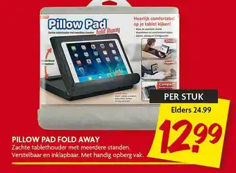 Dekamarkt Pillow Pad Fold Away aanbieding