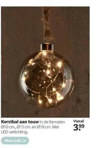 Pets Place Kerstbal Aan Touw aanbieding