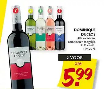 Dekamarkt Dominique Duclos aanbieding