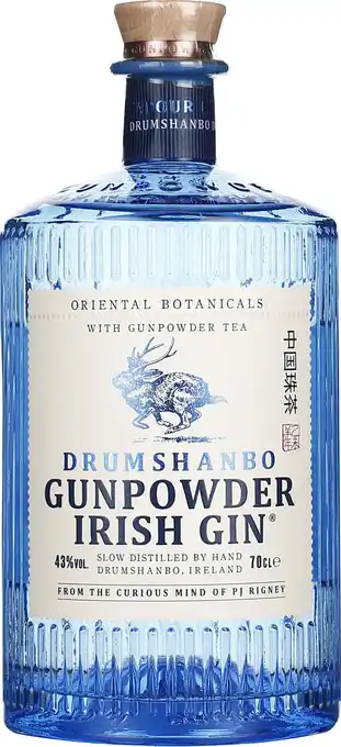 Drankdozijn Drumshanbo Gunpowder Irish Gin 70CL aanbieding