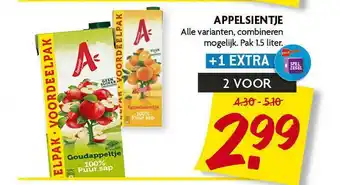 Dekamarkt Appelsientje aanbieding