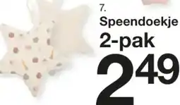 Zeeman Speendoekje aanbieding