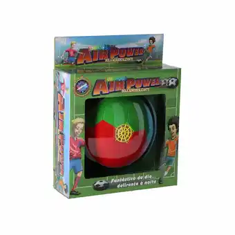 Top1Toys Airpower Voetbal Rood/Groen aanbieding