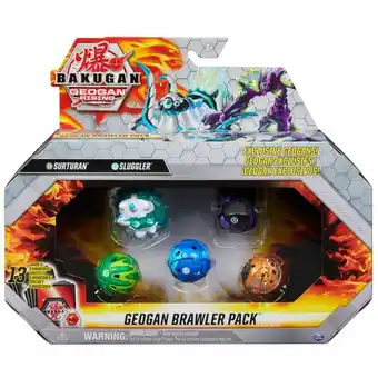 Top1Toys Bakugan Geogan Brawler 5 Pack Assortment Season  3.0 aanbieding