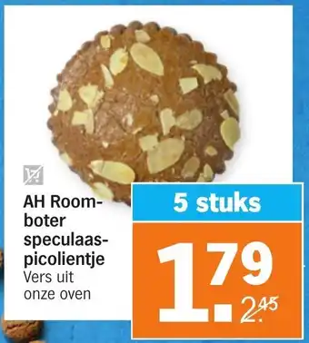 Albert Heijn Roomboter speculaaspicolientje aanbieding