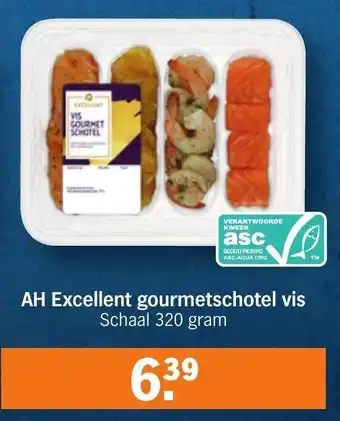 Albert Heijn Excellent gourmetschotel vis 320 gram aanbieding