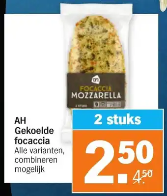 Albert Heijn Gekoelde focaccia aanbieding