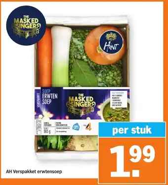 Albert Heijn Verspakket erwtensoep aanbieding