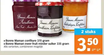 Albert Heijn Bonne Maman confiture 370 gram aanbieding