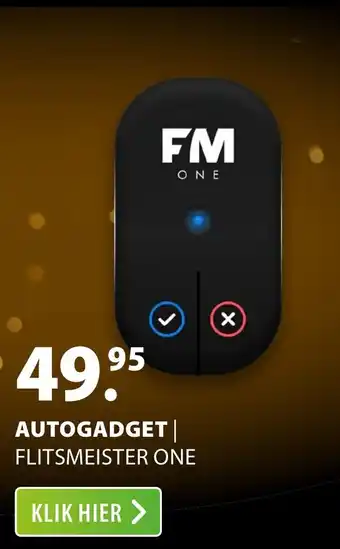 Expert Autogadget | Flitsmeister One aanbieding