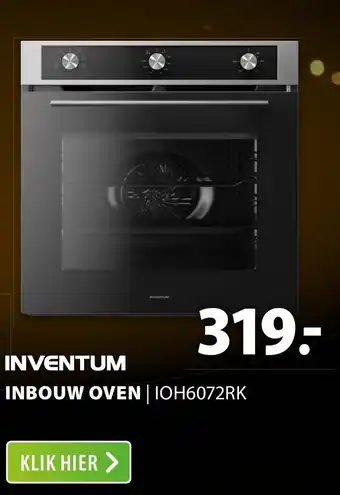 Expert INVENTUM Inbouw oven | IOH6072RK aanbieding