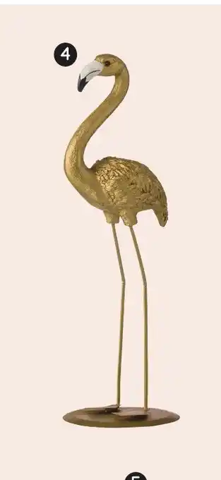 Leen Bakker Ornament Flamingo aanbieding