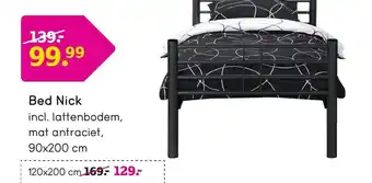 Leen Bakker Bed Nick 90*200cm aanbieding