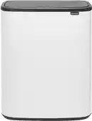 Amazon Brabantia Bo Touch Bin Prullenbak, Recycling, White, 2 binnenemmers (2 x 30L) aanbieding