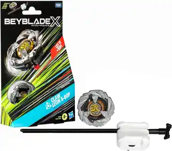 Amazon Hasbro Beyblade X, Starter Pack met Claw Leon 5-60P wedstrijdtol en launcher aanbieding