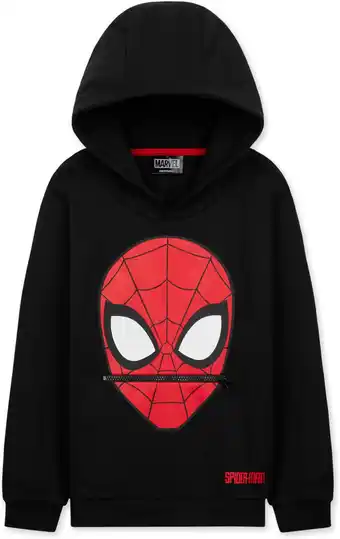 Amazon Marvel Spiderman Hoodie voor jongens van 3-12 jaar, jongenstrui met manchetten aan mouwen en taille aanbieding