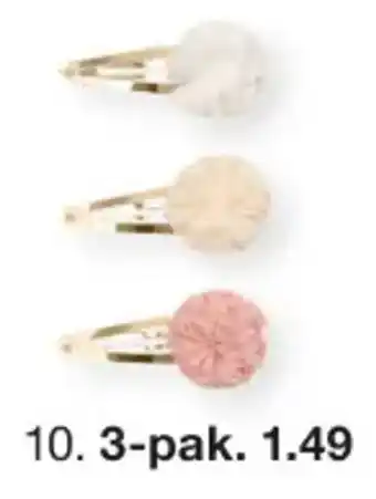 Zeeman Pompom clips aanbieding