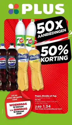 PLUS Pepsi, Rivella of 7up aanbieding